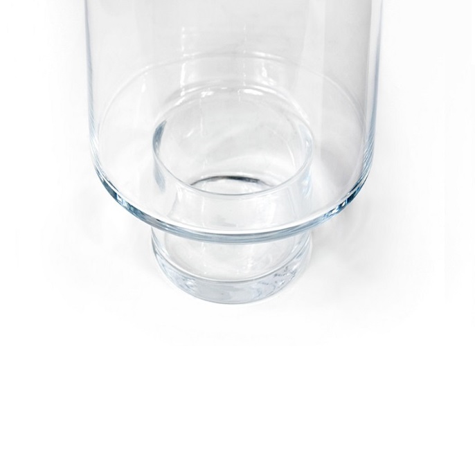 Candleholder Serré Tea Clear Glass